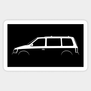 Dodge Caravan (1991) Silhouette Sticker